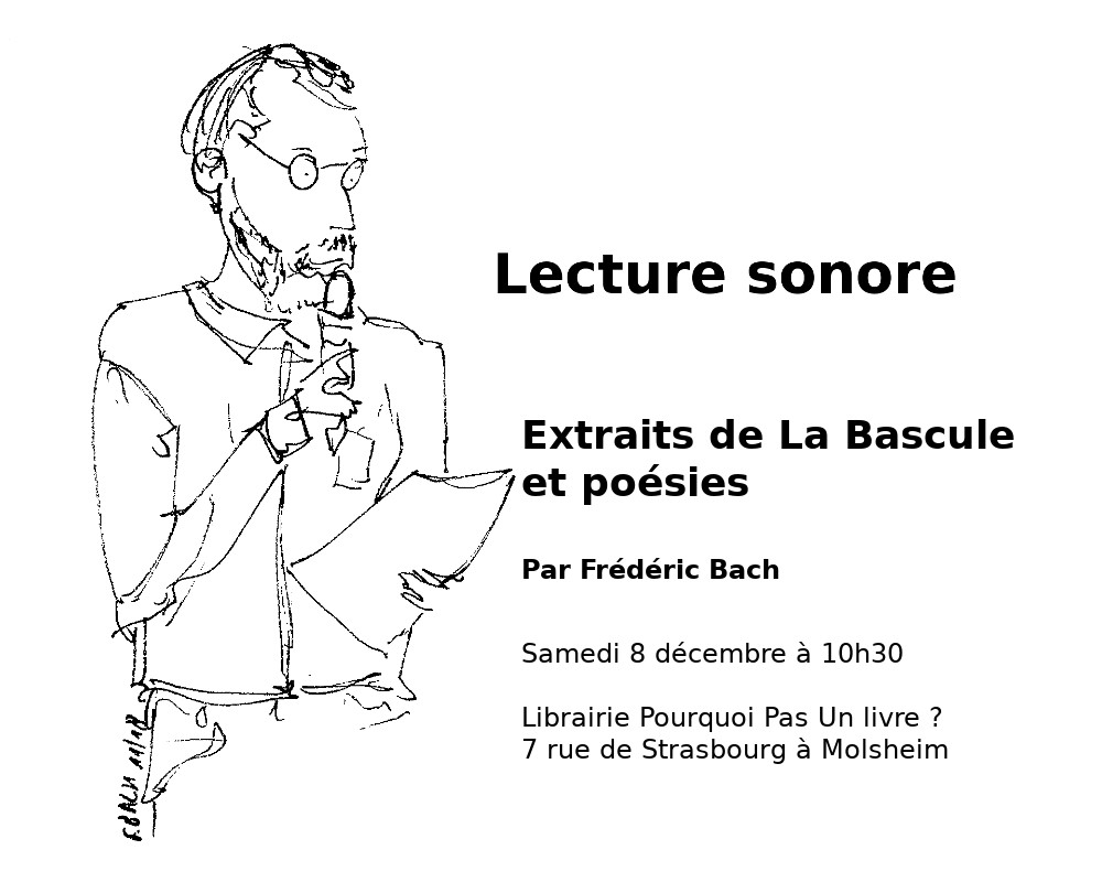 8 décembre 2018 : lecture&nbsp;sonore
