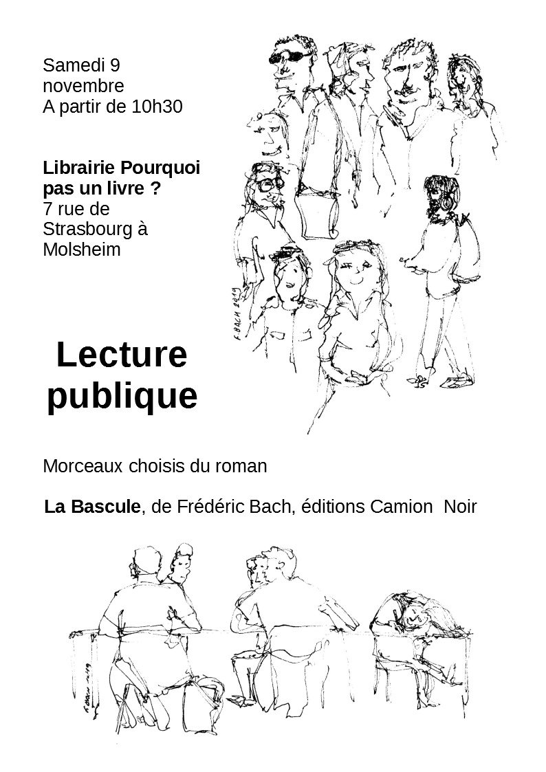 9 novembre 2019 : lecture&nbsp;sonore