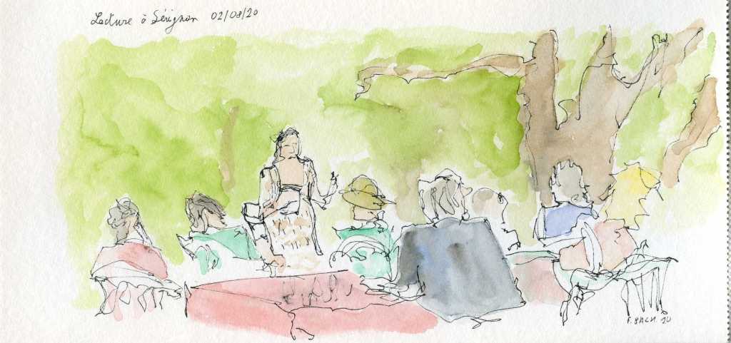 Une série de dessins : musique et&nbsp;lecture