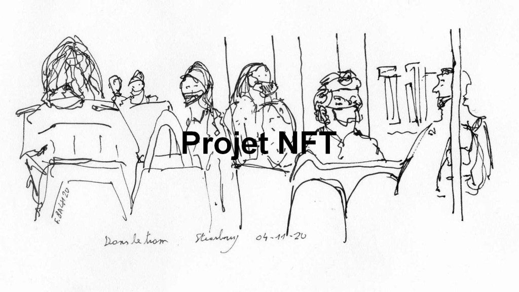 Une série de NFT &laquo;&nbsp;In the tram&nbsp;&raquo; &laquo;&nbsp;Dans le tram&nbsp;&raquo;