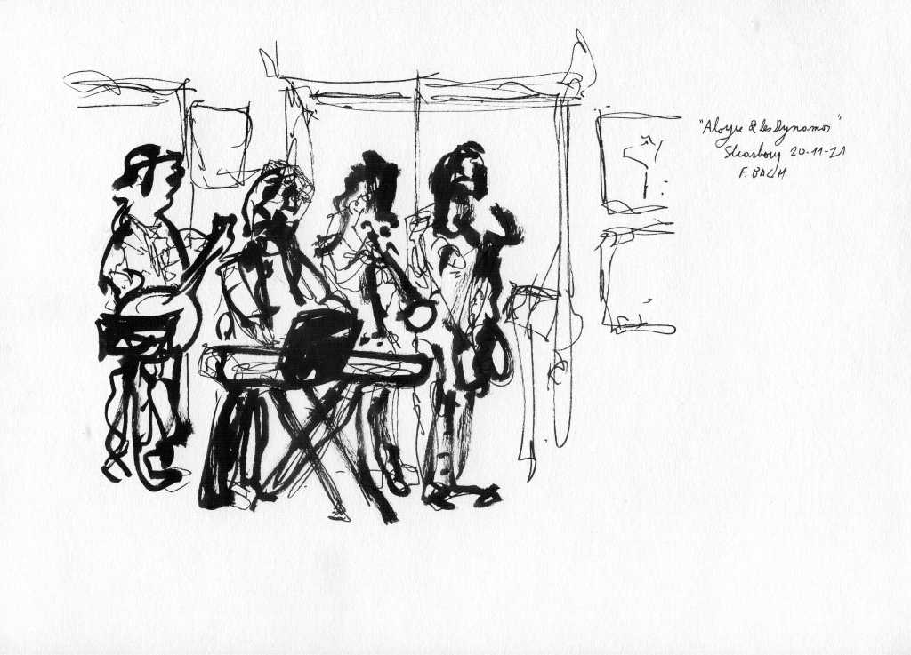 20 novembre 2021 : croquis de&nbsp;concert