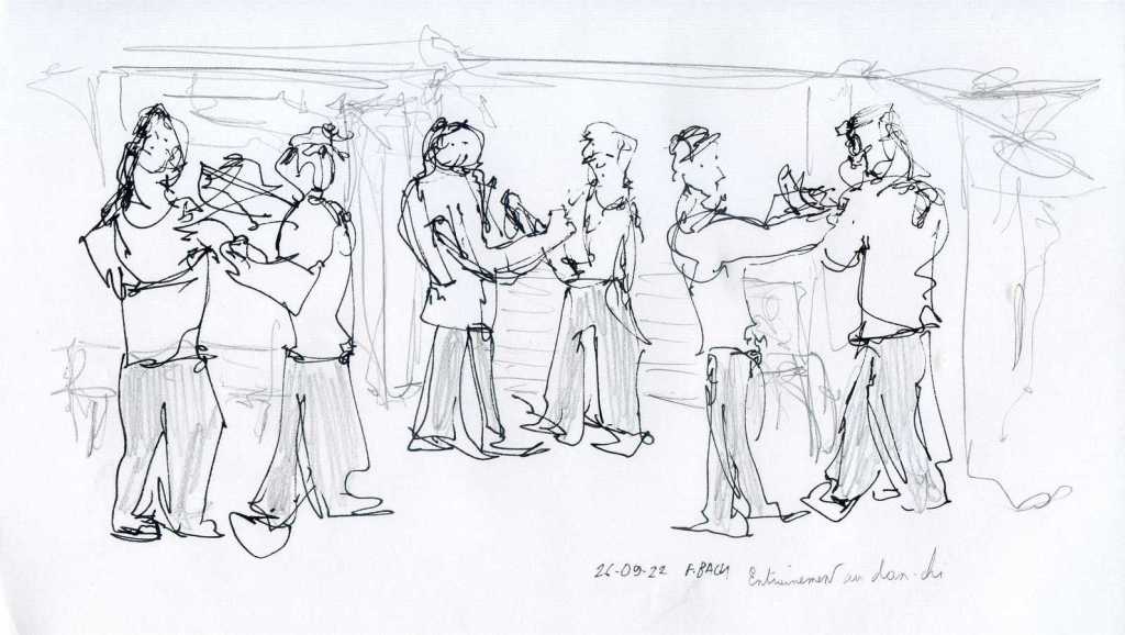 Croquis de Wing tsun kung&nbsp;fu