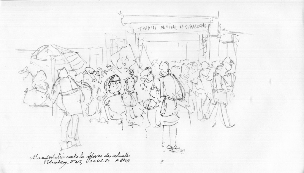 Croquis de manifestations&nbsp;n°3